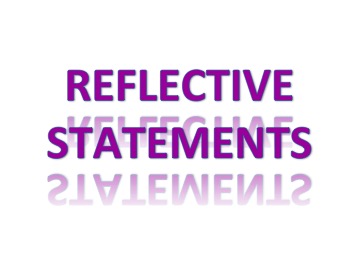 Use reflective statements to enhance communication and decrease conflict