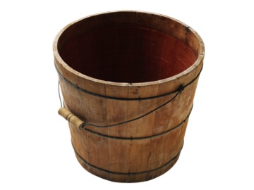 Full bucket to avoid tired tears